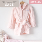Hooded Bathrobe - Blush (Discount applied at checkout)